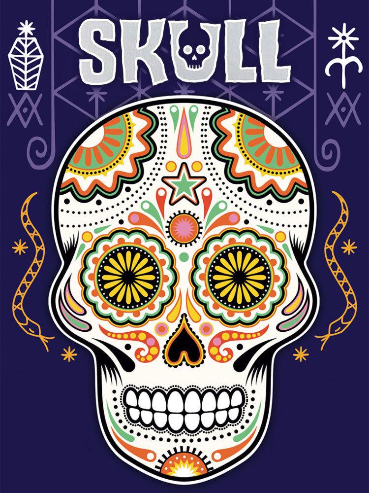 Rose und Schädel: Yarn Bluff Strategie-Brettspiel für Erwachsene