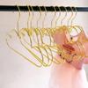 10Pcs/Set Nordic Style Children Coat Hangers Golden Clothing Storage Organizer  Closet