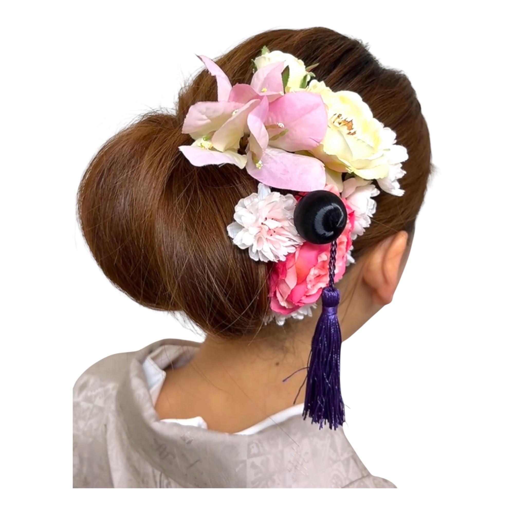

Lexington & Canopy Pink 8-piece Set: Hair accessories for Coming-of-Age Ceremony, Hakama, Graduation Ceremony, Furisode, Yukata, Shichi-Go-San, etc.