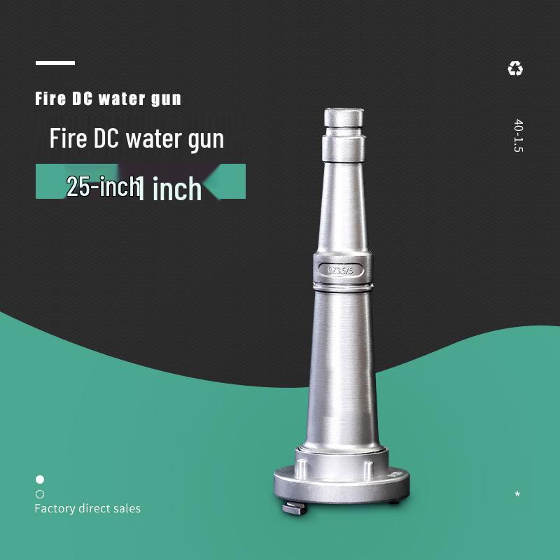 2.5-Inch Straight Stream Fire Hose Nozzle with Buckle, Agricultural Sprinkler, and Water Pipe Connector Switch