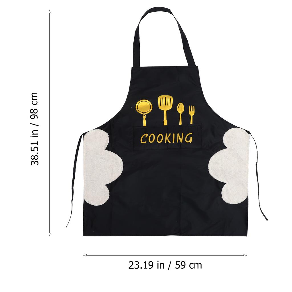 PVC Kitchen Apron Oil Proof Multi-Functional Baking Accessory with Pockets for Home Bbq Cooking Apron Cooking Protector