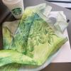 Modenäsduk Halsdukar Kvinnor Fyrkantiga Hradband Små Sjalar Wraps Sacrfs 70x70cm