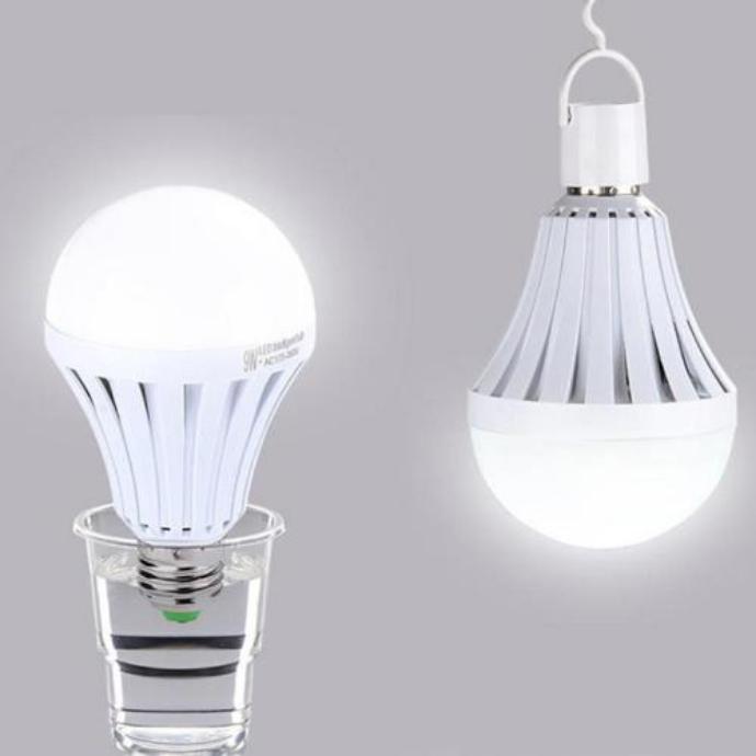 2023 Led emergency lamp with hook Led bulb E27 Led lamp 5-12W rechargeable battery lamp