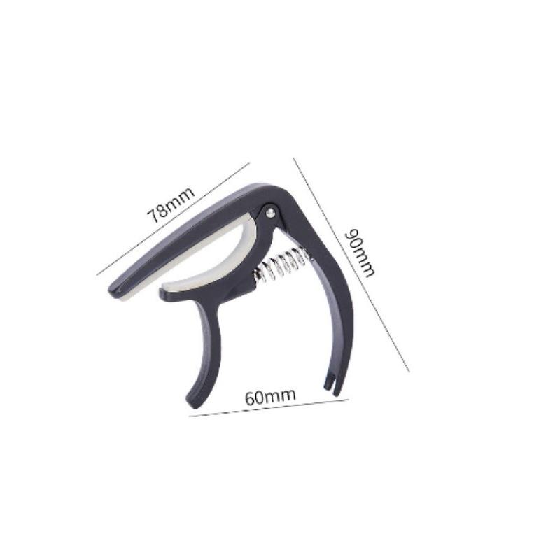 Guitar Tuning Clamp Portable Plastic Capo Musical Instrument Accessory For 6-String Guitar Stage Practice