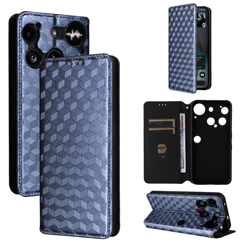 Flip Cover für Nothing Phone 3 PU-Leder Ganzkörperschutz [RFID-Blockierung] Handyhüllen Brieftaschen-Cover