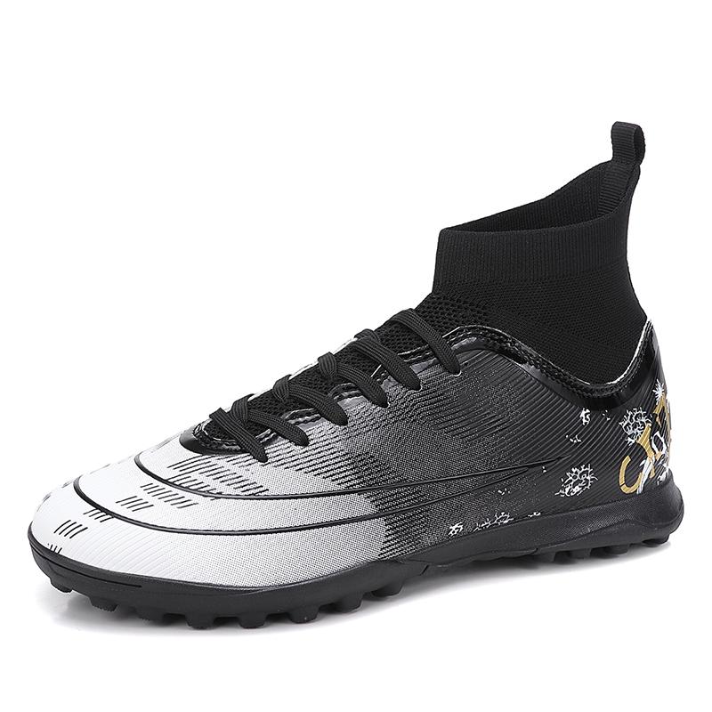 New Men Soccer Shoes for Professional Unisex Futsal High-Football Boots for Quality Match Ultralight Hot Sale Gentle Cleats TF/FG Trainers