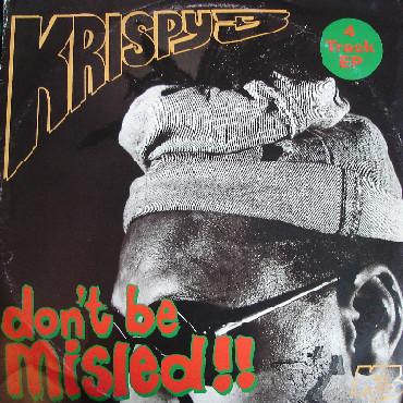 

12inch Record KRISPY 3 - Don t Be Misled!! GUMH003 Gumh Recordings 1991 UK Rap & Hip-Hop/R&B Used