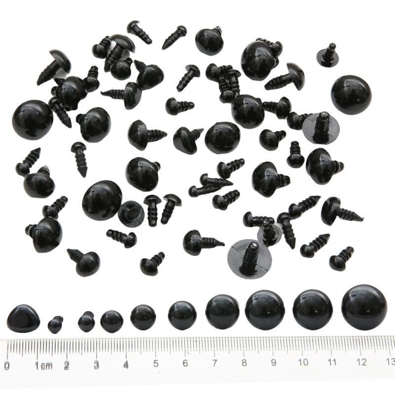 50Pairs Acrylic Animal Nose Bead Rod For DIY Doll Nose