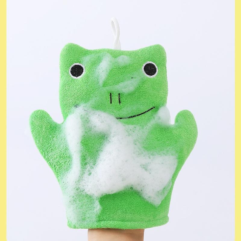 

Bath Sponge Towel Glove, Suitable for Adults, Body Wash, Exfoliation зелёный