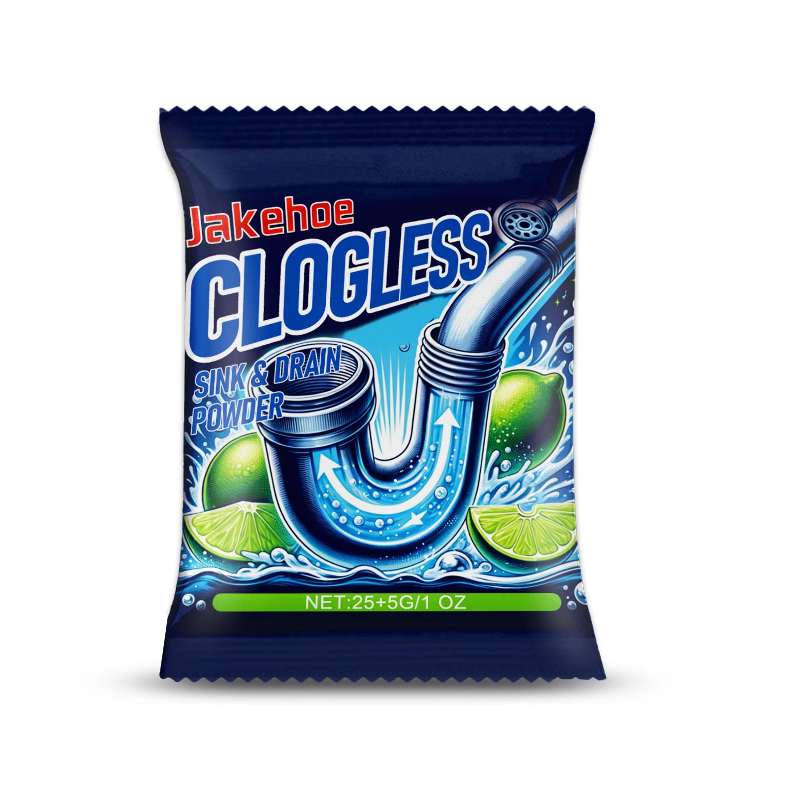 

Duct Unclogging Powder Bathroom Kitchen Duct Clogging Unclogging Dissolving Cleaning Odor Removing Cleaner