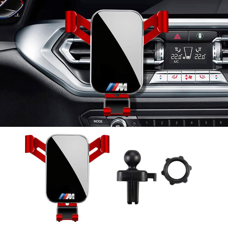 ABS Car Phone Holder Air Vent Clip Mount Mobile Cell Stand Accessories For BMW E90 G80 M3 G30 M5 F82 F83 F20 F21 G42 F95 F96 G06
