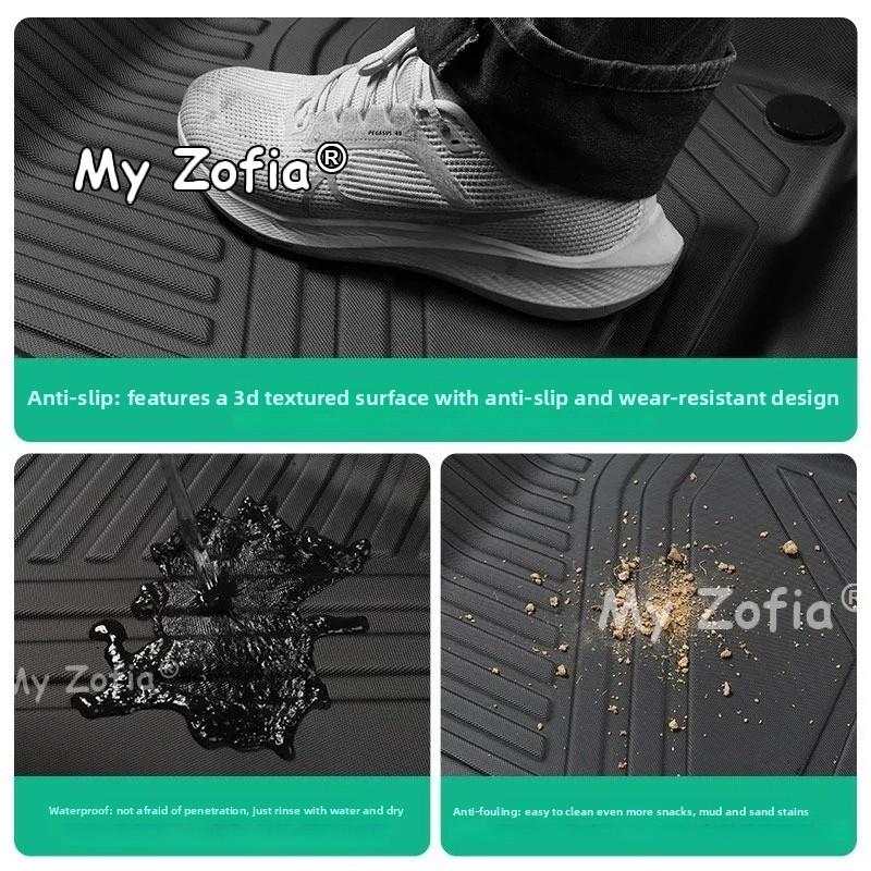 For Xpeng GX 2026 2027 Waterproof TPE Car Floor Mats Backrest Trunk Liners Waterproof Automotive Interior Refit Accessories