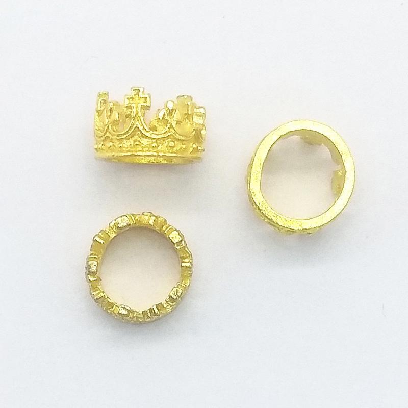 10ks Mini Metal Crown Modely Hračky Panenky Příslušenství Pokrývky hlavy pro mini panenky
