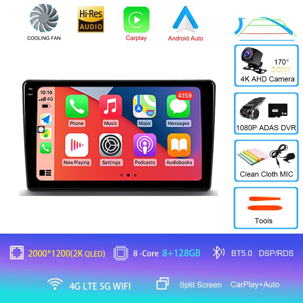 Car Radio Android14 Carplay For Citroen Berlingo For Peugeot Partner 2008 - 2019 Navigation GPS Multimedia Player WiFi BT Stere