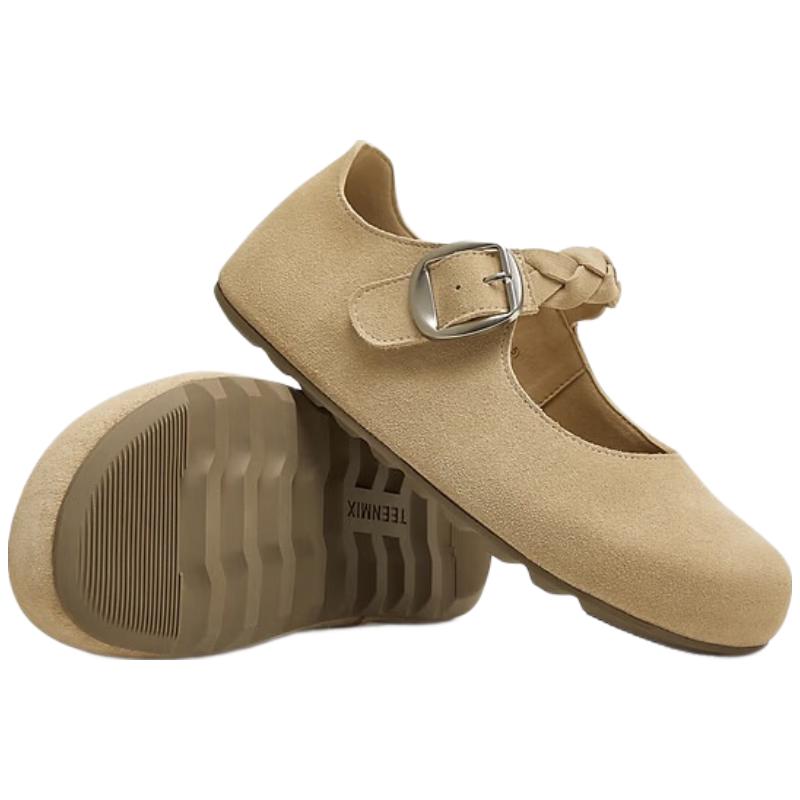 Teenmix Women s Birkenstock Style Buckle Flat Sandals 37