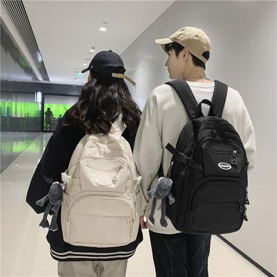 Bahar Yeni Japon Tarzı Sade Kadın Harajuku Tarzı Kolej Tarzı Trend Düz Renk Ins Kore Versiyonu Öğrenci Sırt Çantası
