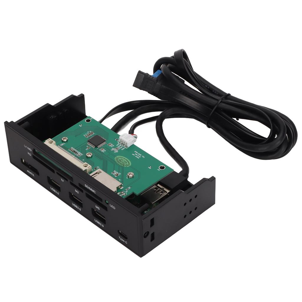 Stromversorgter USB-Hub 5,25 Zoll Gute Leistung Voll ausgestattet 5 Gbit/s Bandbreite 11 Steckplätze Computerzubehör