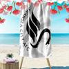 Swansea City logo Print Beach Towel, Large Soft Quick Dry Towel for Beach Camping Swimming
