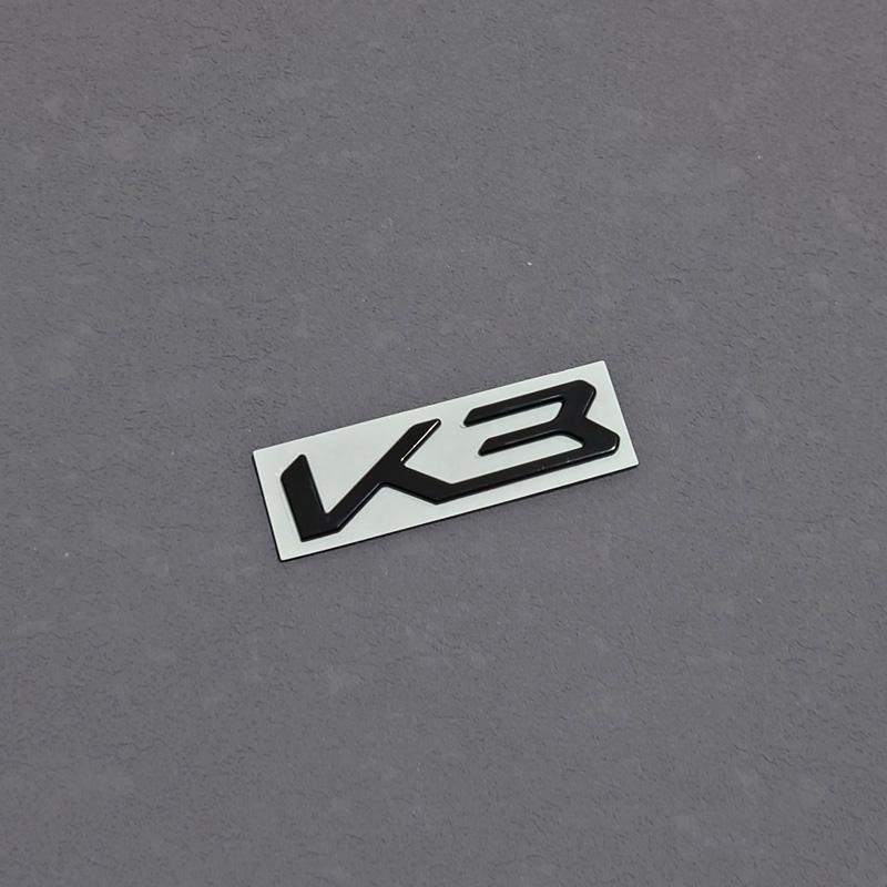 Car Styling Metal Car Trunk Letters Decals Sticker For Kia New K3 K5 K8 Badge Emblem Stickers Black Red Iaz214