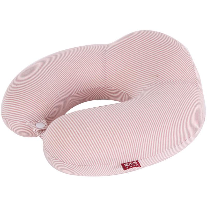 Memory Foam U Shape Travel Pillow With Cotton Cover For Adults Office Comfort