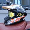 ORZ-F16-DOT Approved Off Road Motocross Helmet with Goggles, High Strength ABS Lightweight Shockproof All Terrain Safety Gear