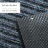 Rectangular Entrance Mat Non-Slip Welcome Mat Kitchen Carpet Stripe Groove Door Mat  Household