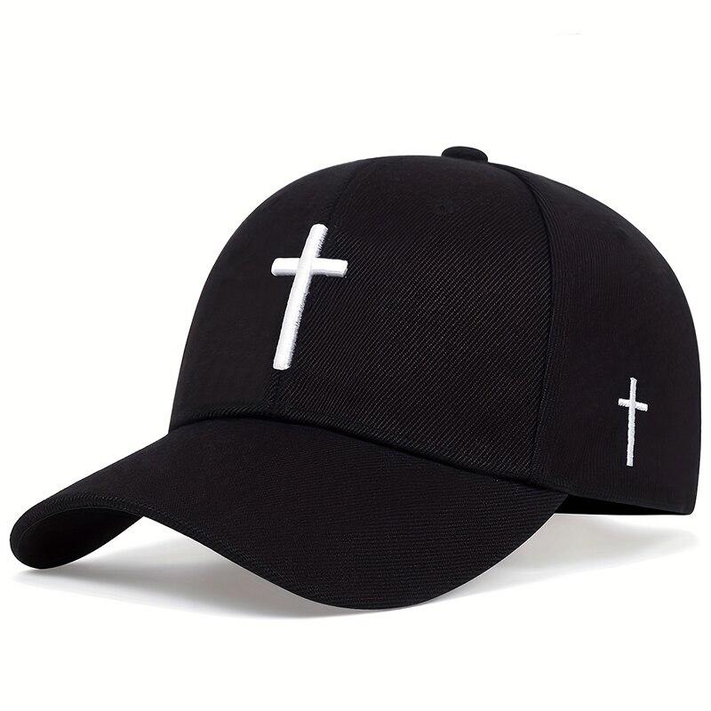 Casquettes Baseball Snapback Broderie Croisée Unisexe Printemps et Automne Extérieur Réglable Chapeaux Décontractés Chapeau Anti-UV