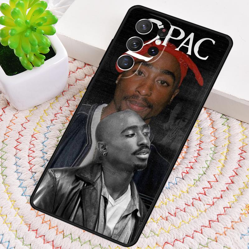 2pac tupac Crown 2 pac Phone Case for Samsung Galaxy note 10 pro S26 Ultra S23 S24 FE S25 S21 S22 PLUS shockproof Cove