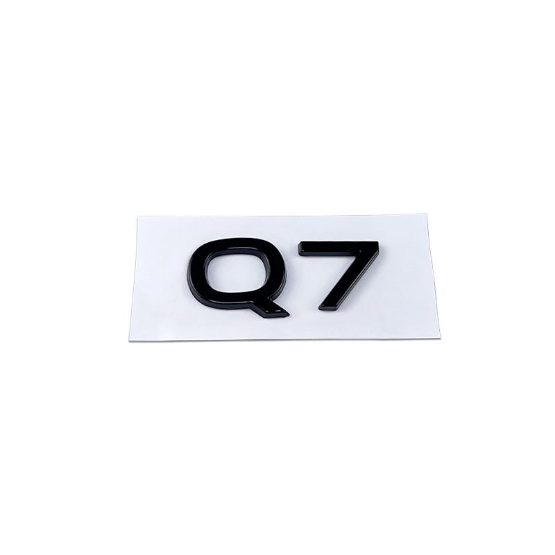 New Metal Car Trunk Emblem Rear Badge for new Q3 Q5 Q6 Q7 Q8 Letter Stickers Body Side Decal Refitting Decoration Accessories