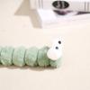 Cat Plush Toy Catnip Inside Cute Fuzzy Caterpillar Pillow Kick Stick Soft Cat Chew Toy for Indoor Kittens Play Exercise Boredom Relief
