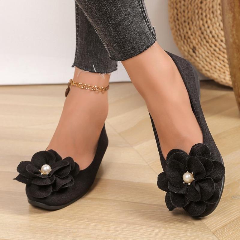 Fashion 2025 New Fashion Sneakers Comfortable and Versatile Women Flats Shoes Casual Simple Wear-resistant Flat Bottom Bow Loafers Women