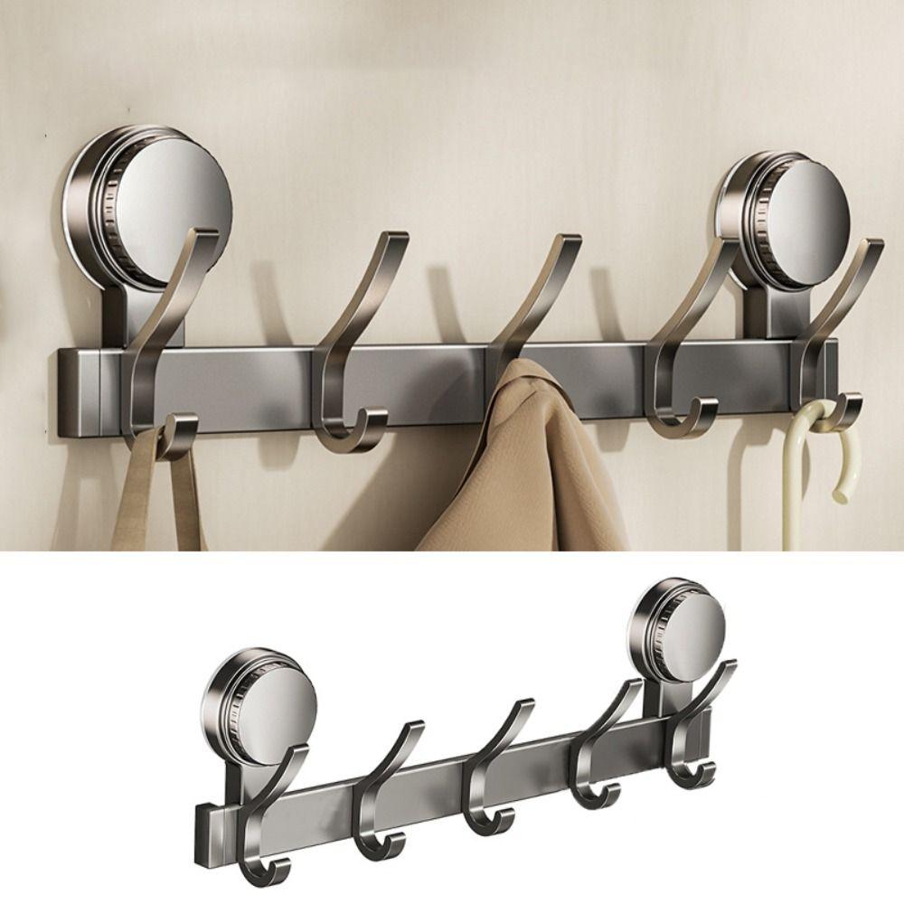 Strong Load-bearing Suction Cup Door Hook No Drilling Towel Storage Hook  Dormitory