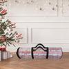 Christmas Wrapping Paper Storage Bag Durable Underbed Xmas Gift Wrap Organiser Easy Carry Handles Clear Waterproof PVC Bag