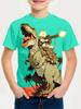 2025 Kids Clothes Dinosaur Graphic T Shirt for Children 3d Printed Tee Shirts Funny Children's Clothing T-Shirt Cool Design Tops