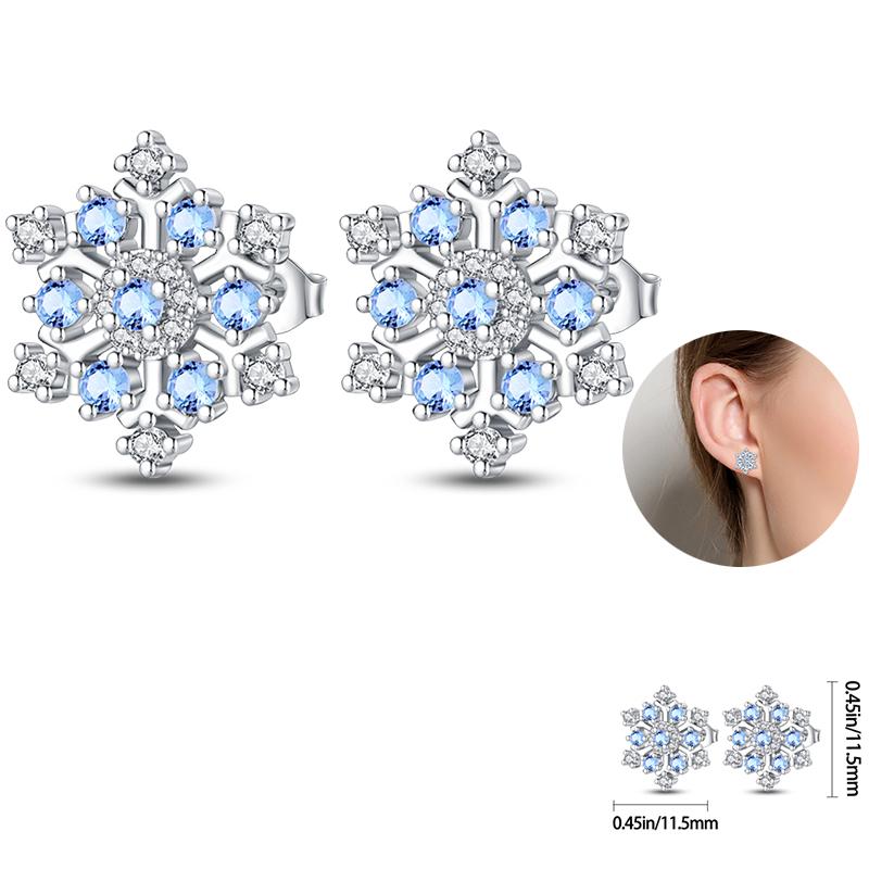 Ladies Sweet 925 Silver Ocean Star Flower Butterfly Design Trendy Earrings Birthday Commemoration Day Fine Sweetheart Jewelry