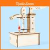 Simulated Wooden Pumping Water Machine Assembly Model Children Puzzle Toy Set For Learning
