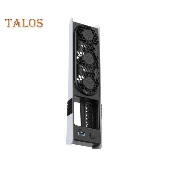 

Вентилятор охлаждения игровой консоли с RGB-подсветкой, малошумный, регулируемый, USB, внешний вентилятор для PS5 Pro/PS5 Slim чёрный