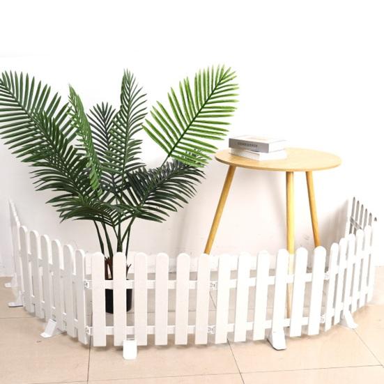 Plastic Garden Retaining Fence Garden Edging Border Panels with Stakes No Dig Landscape Edging Border for Yard Path Lawn