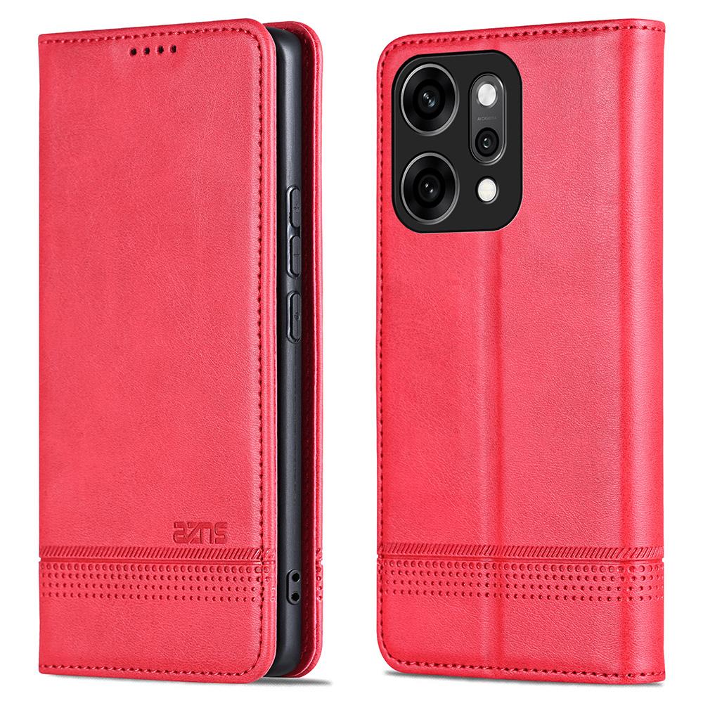 AZNS For Oppo Reno14 Pro 5G (Global) Case Cowhide Texture PU Leather Wallet Phone Cover