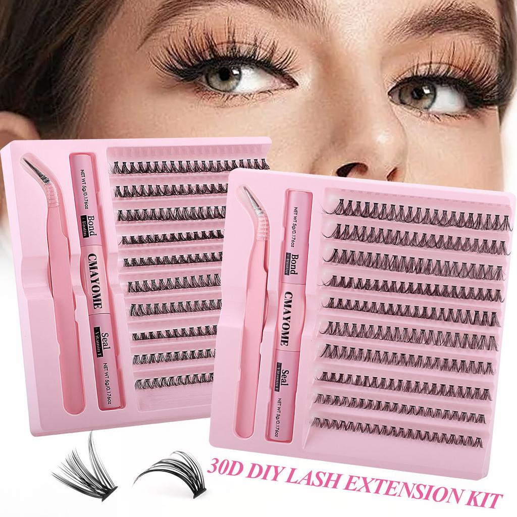 Diy Segmented Single Tuft Of Hair 120 Tufts Of False Eyelashes 8-16Mm Eyelashes Dense Curl