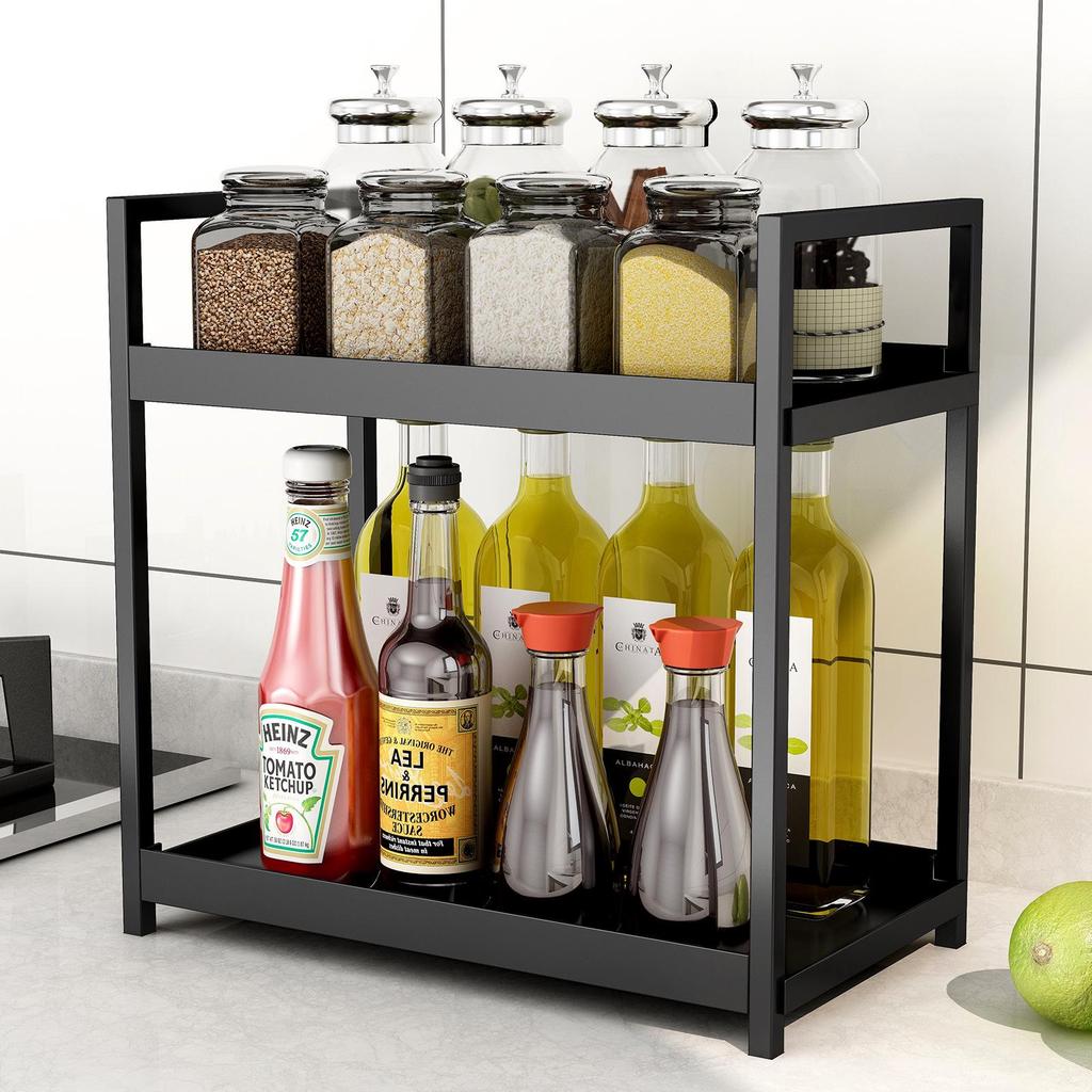 Multi-Purpose Kitchen and Bathroom Storage Rack for Spices & Cosmetics