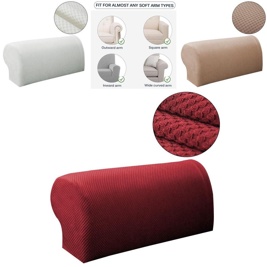 2pcs/set Non-skid Armchair Slipcovers Keep Your Armrests Pristine Longer