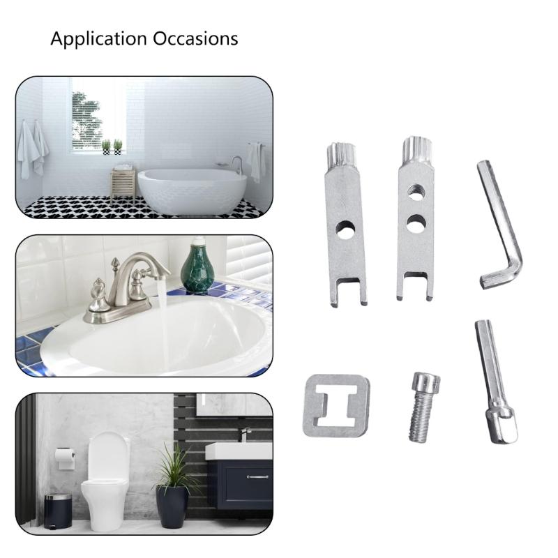 Broken Head Screw Extractor Easy Handling Faucet Angle Valves Wire Extractor for Bolts Washing Basin Corner Faucet Sink