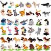 Mini Tiere Mikropartikel Bausteine Diamantsteine Kinderspielzeug Katze Hund Fisch Vögel Modelle Montage Spielzeug Geschenksets