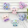 Cartoon Stitch Resin Accessories: DIY Hair Clip, Refrigerator Magnet, Cute Ornament
