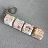 Cute Cat Mechanical Keyboard Switch Tester Kawaii Keycap Keychain Quiet Fidget Toy for Office Work Stress Relief