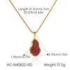 Phoenix Trend Light Luxury Neck Jewelry 18K Gold Plated Faux Baroque Pearl Style Pendant Necklace