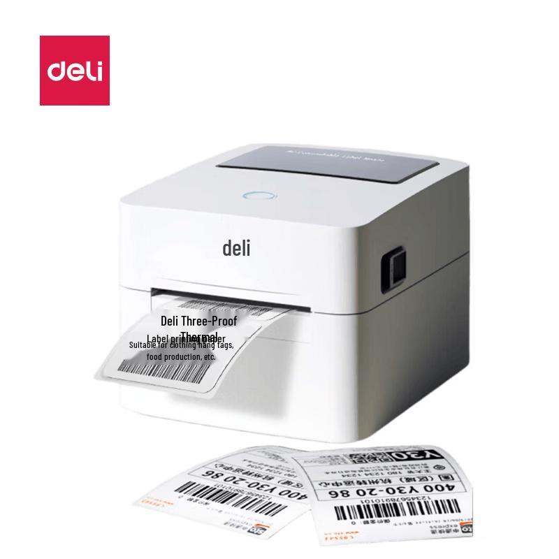 Deli DL-750W 108mm Thermal Label Printer CN plug (adapter included)