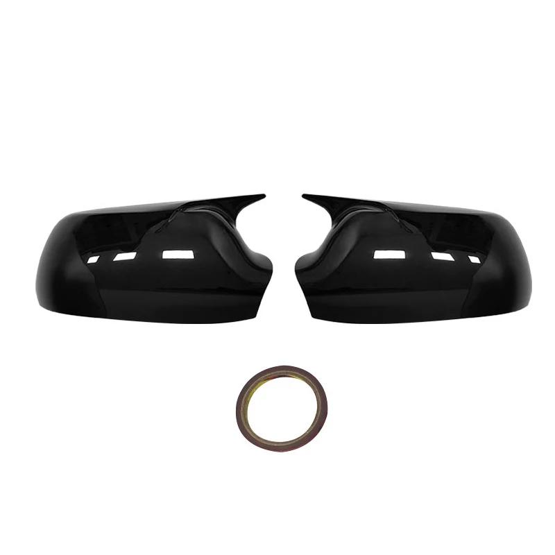 Для Mazda 2 3 6 2003 2004 2005 2006-2008 ABS Накладка на зеркало заднего вида Боковое зеркало Крышка Зеркала Внешняя Накладка на корпус двери Наклейка Gloss Black