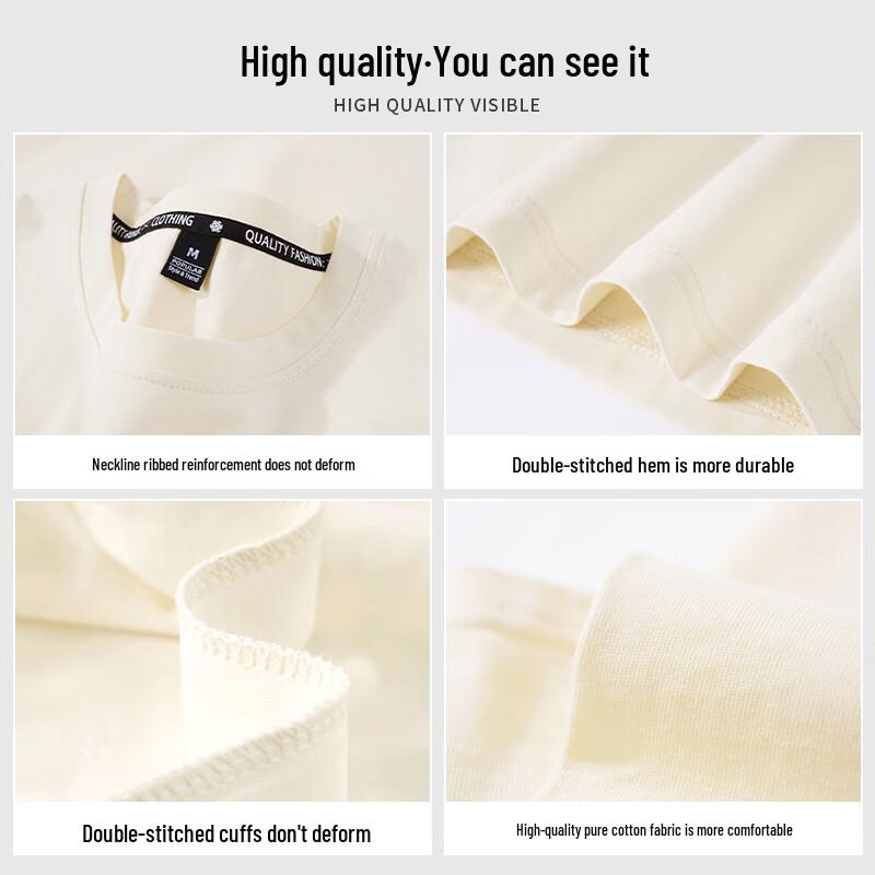 Jeanswest Damen 2026 Sommer Reines Baumwoll-Kurzarm-T-Shirt mit Fliegendem Blumen-Schmetterlings-Aufdruck